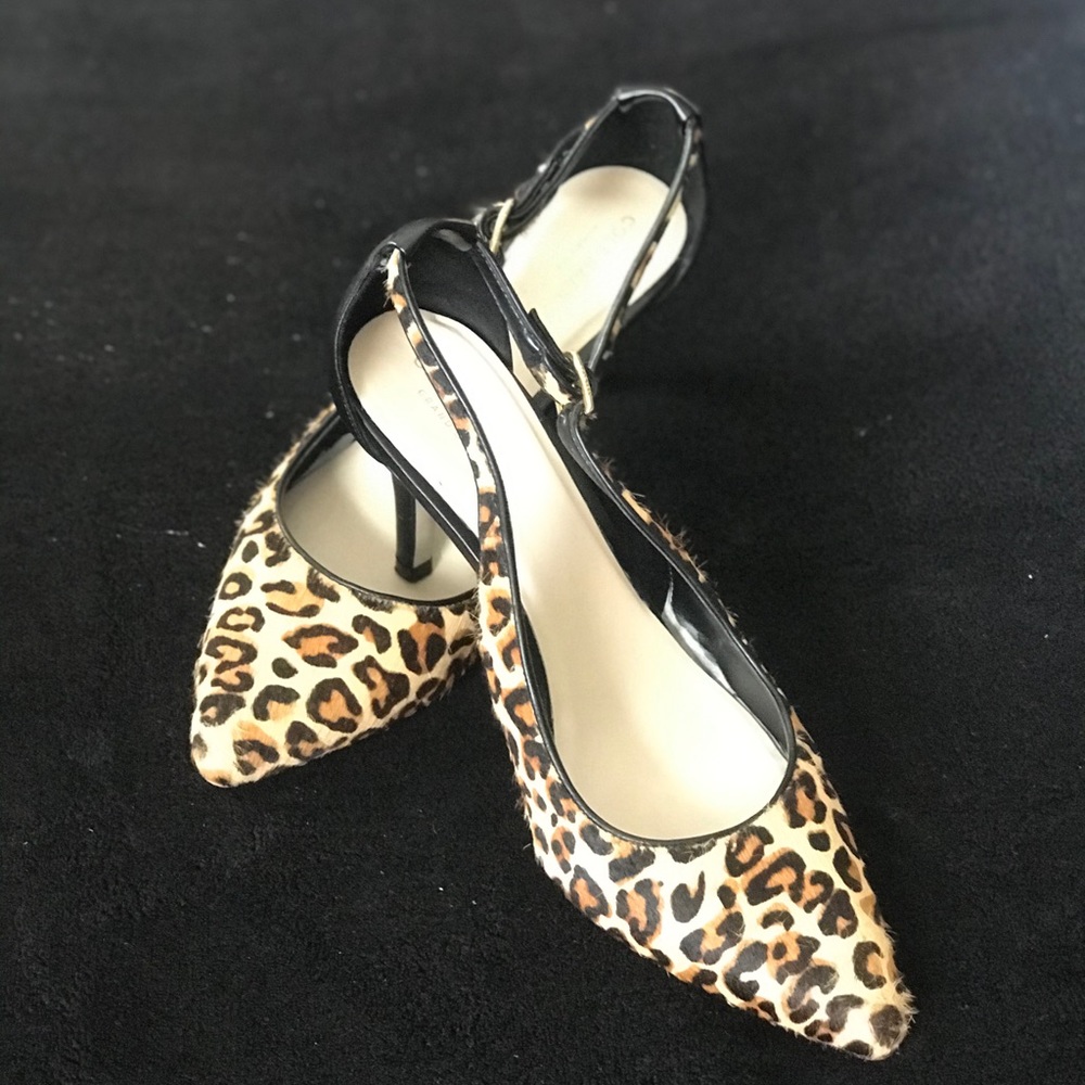 Cole Haan Leopard print sling back